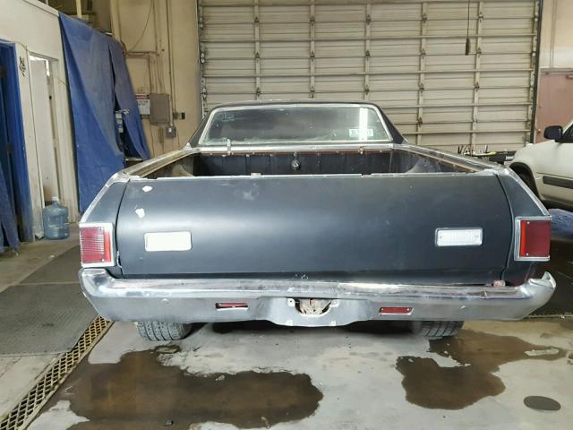 1D80F2K585420 - 1972 CHEVROLET EL CAMINO BLACK photo 6