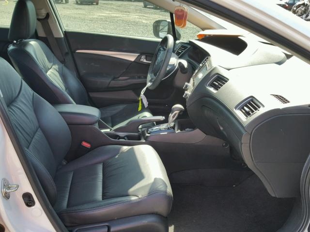 19XFB2F9XFE063998 - 2015 HONDA CIVIC EXL 白色 照片 5
