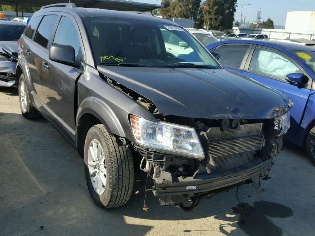 3C4PDCBG2FT616602 - 2015 DODGE JOURNEY SX GRAY photo 1