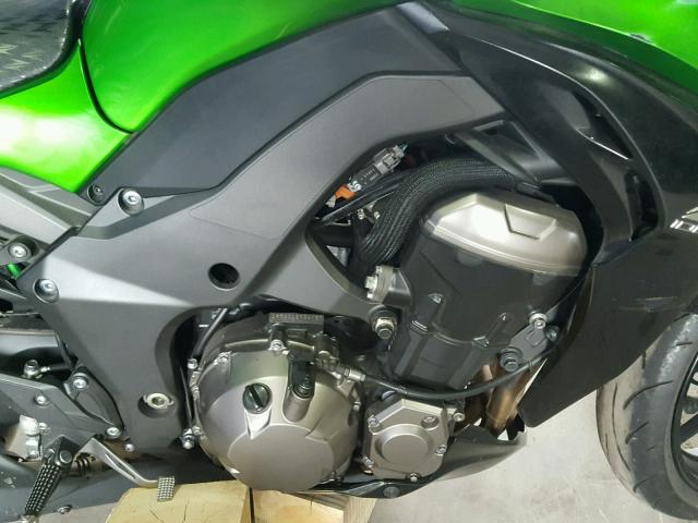 JKAZRCG18FA006591 - 2015 KAWASAKI ZR1000 G GREEN photo 7