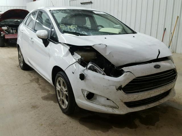 3FADP4BJ8EM142892 - 2014 FORD FIESTA SE WHITE photo 1