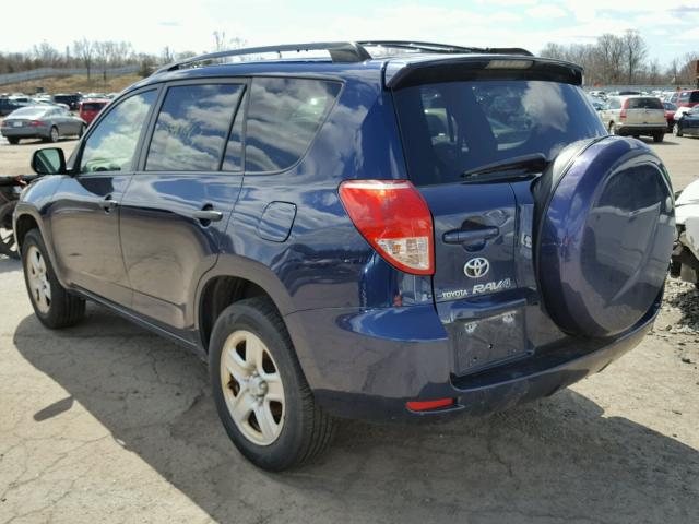 JTMBD33V076034467 - 2007 TOYOTA RAV4 BLUE photo 3