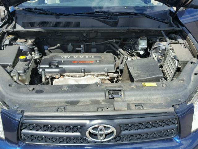 JTMBD33V076034467 - 2007 TOYOTA RAV4 BLUE photo 7