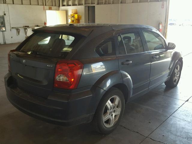 1B3HB48B77D321550 - 2007 DODGE CALIBER SX BLUE photo 4