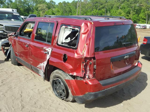 1C4NJPBA6GD527819 - 2016 JEEP PATRIOT SP RED photo 3