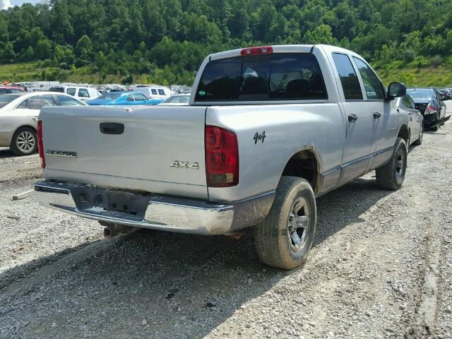 1D7HU18N54J130097 - 2004 DODGE RAM 1500 S SILVER photo 4