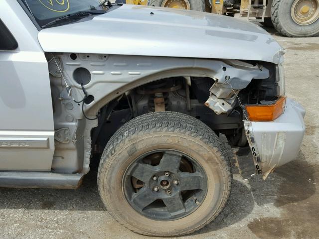 1J8HG58P37C520479 - 2007 JEEP COMMANDER Gümüş foto 10