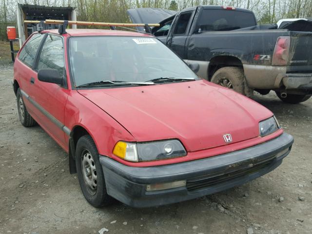 2HGED6349MH520874 - 1991 HONDA CIVIC RED photo 1