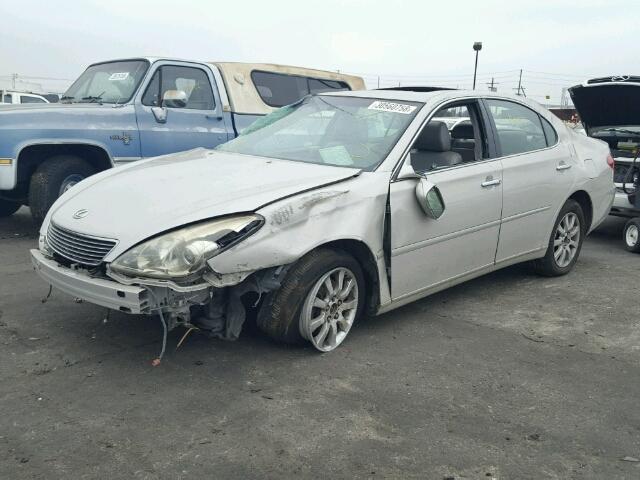 JTHBA30G255056616 - 2005 LEXUS ES 330 SILVER photo 2