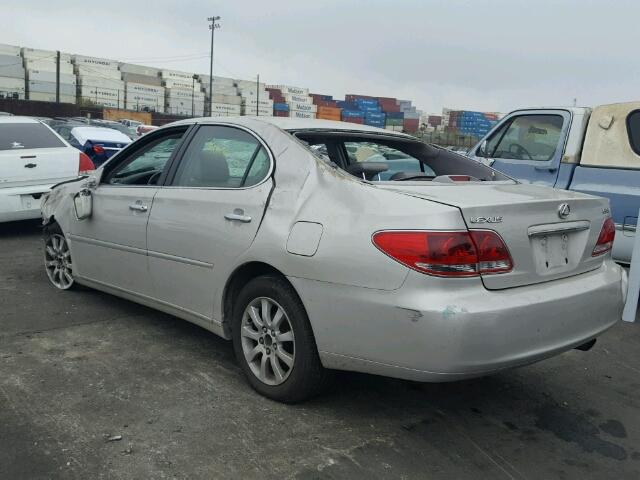 JTHBA30G255056616 - 2005 LEXUS ES 330 SILVER photo 3