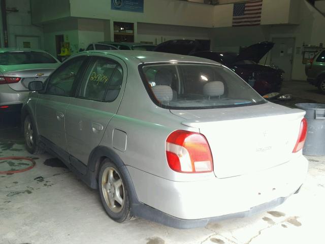 JTDBT123910162529 - 2001 TOYOTA ECHO SILVER photo 3