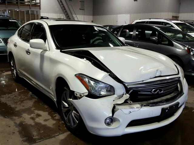 JN1BY1AR8BM376514 - 2011 INFINITI M37 X WHITE photo 1