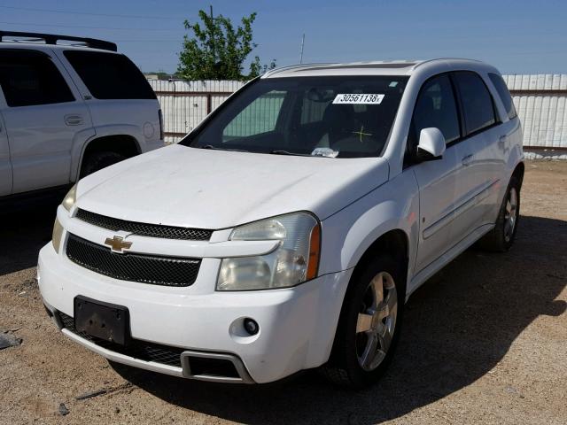 2CNDL937786342355 - 2008 CHEVROLET EQUINOX SP WHITE photo 2