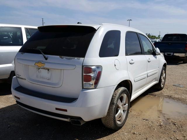 2CNDL937786342355 - 2008 CHEVROLET EQUINOX SP WHITE photo 4