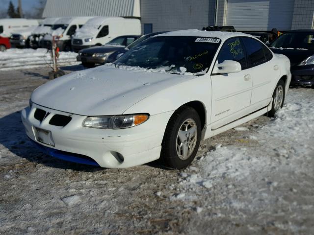 1G2WP52K61F206640 - 2001 PONTIAC GRAND PRIX WHITE photo 2