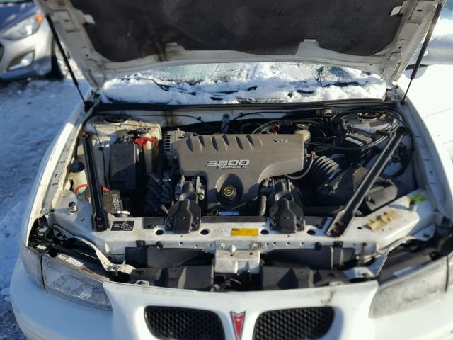 1G2WP52K61F206640 - 2001 PONTIAC GRAND PRIX WHITE photo 7
