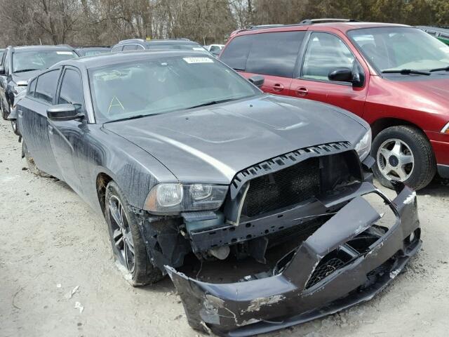 2C3CDXJG0EH227850 - 2014 DODGE CHARGER SX GRAY photo 1