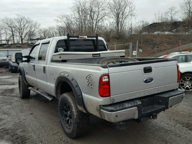 1FT8W3BT9FEB01933 - 2015 FORD F350 SUPER SILVER photo 3