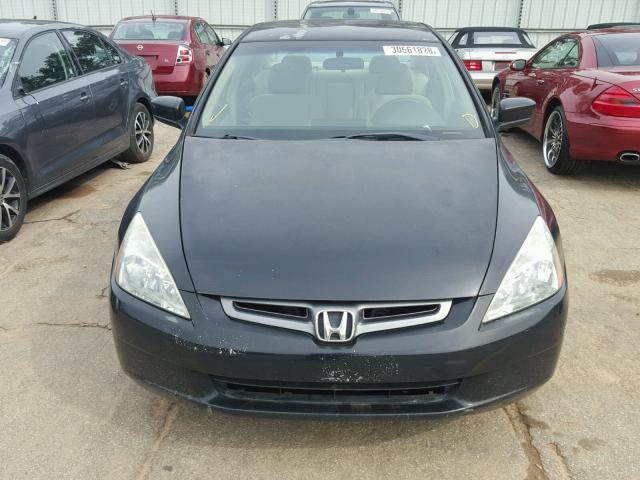 1HGCM56394A130666 - 2004 HONDA ACCORD LX BLACK photo 9