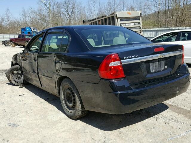 1G1ZS58F07F305344 - 2007 CHEVROLET MALIBU LS 黑色 照片 3