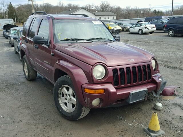 1J4GL58K52W302435 - 2002 JEEP LIBERTY LI BURGUNDY photo 1