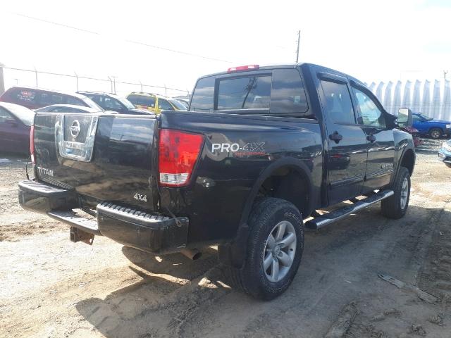 1N6AA07C99N311912 - 2009 NISSAN TITAN XE BLACK photo 4