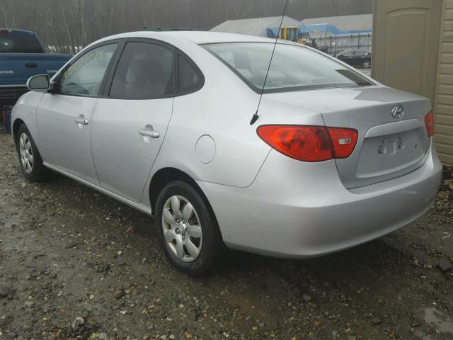 KMHDU46D27U036276 - 2007 HYUNDAI ELANTRA GL SILVER photo 3