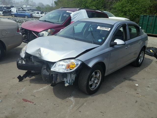 1G1AD5F55A7171031 - 2010 CHEVROLET COBALT 1LT SILVER photo 2