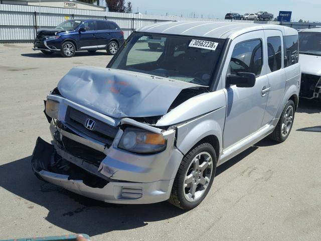 5J6YH18907L013581 - 2007 HONDA ELEMENT SC SILVER photo 2