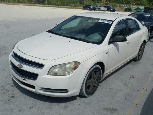 1G1ZG57B08F167712 - 2008 CHEVROLET MALIBU LS თეთრი ფოტო 2