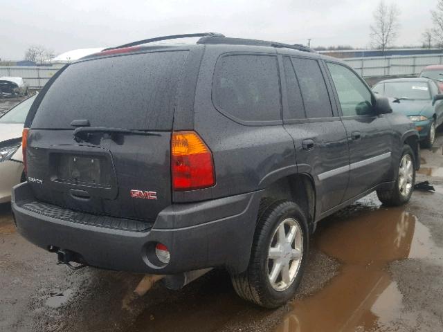 1GKDT13S272251469 - 2007 GMC ENVOY CHARCOAL photo 4