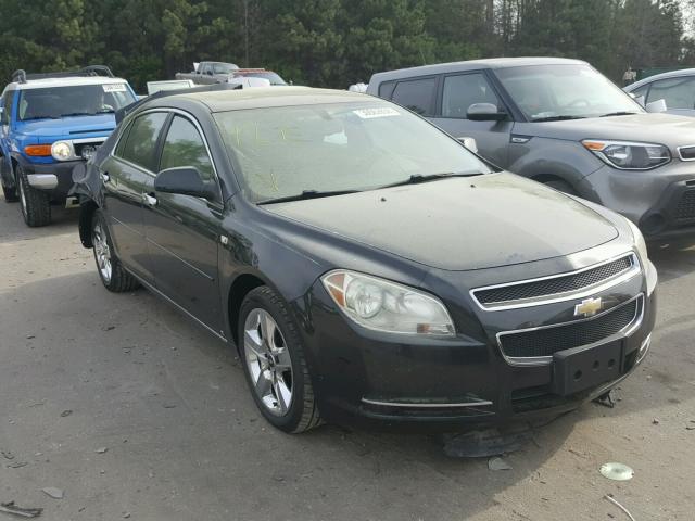 1G1ZH57B78F174959 - 2008 CHEVROLET MALIBU 1LT BLACK photo 1