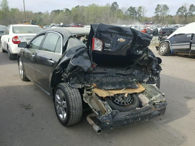 1G1ZH57B78F174959 - 2008 CHEVROLET MALIBU 1LT BLACK photo 3