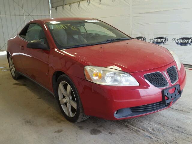 1G2ZH361274185225 - 2007 PONTIAC G6 GT RED photo 1