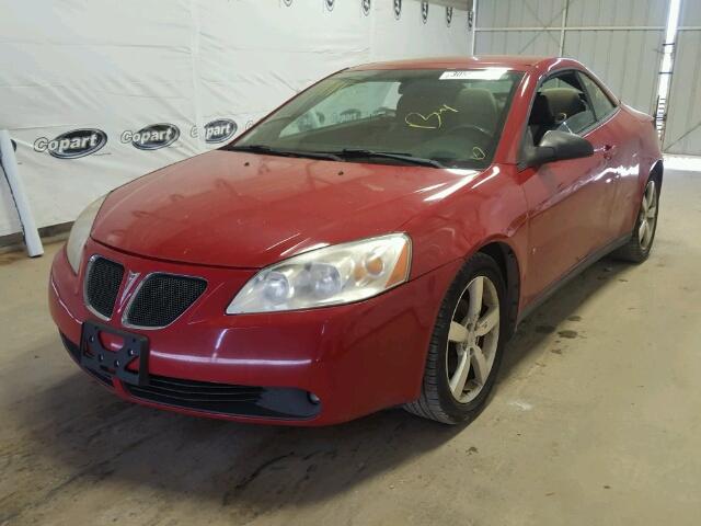 1G2ZH361274185225 - 2007 PONTIAC G6 GT RED photo 2