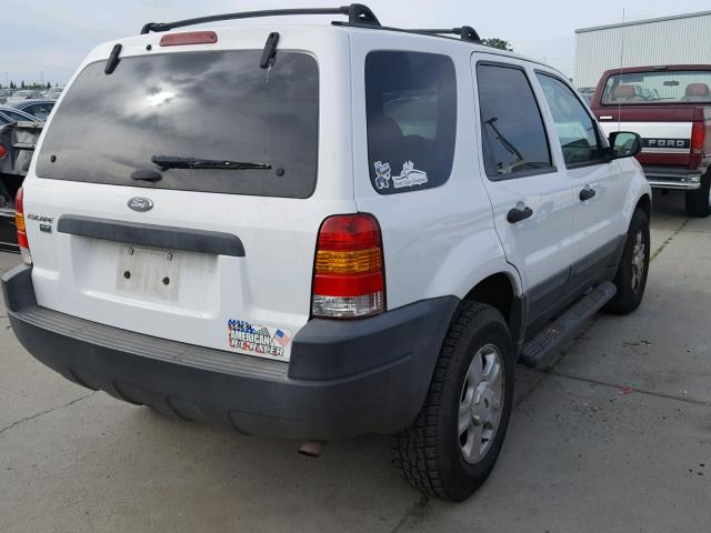 1FMYU93193KE18965 - 2003 FORD ESCAPE XLT WHITE photo 4