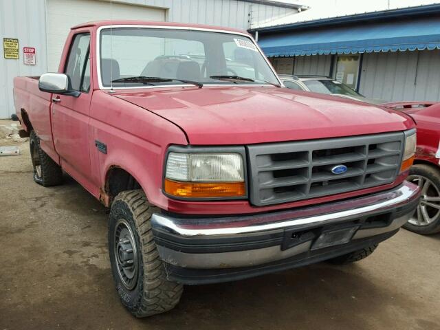 1FTHF26H3PLB18689 - 1993 FORD F250 RED photo 1