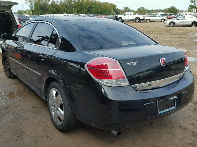 1G8ZS57N68F136488 - 2008 SATURN AURA XE BLACK photo 3