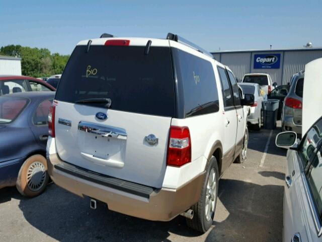 1FMJK1J53DEF41367 - 2013 FORD EXPEDITION WHITE photo 4