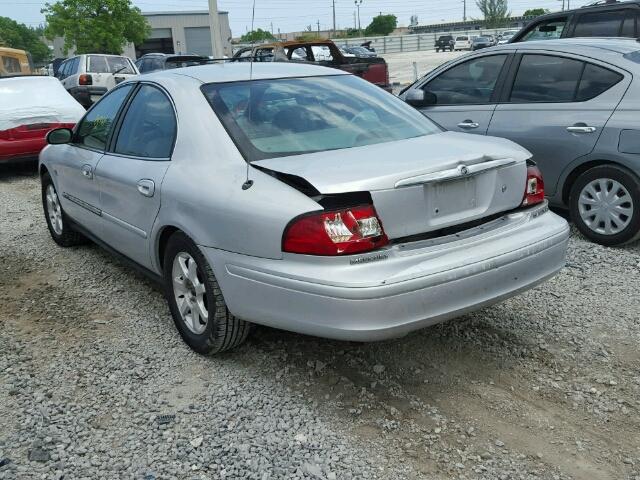 1MEHM55S41A612016 - 2001 MERCURY SABLE LS P SILVER photo 3