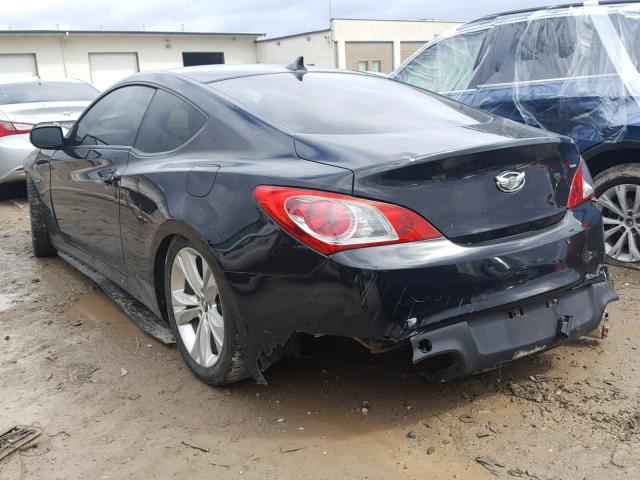 KMHHT6KD5BU046489 - 2011 HYUNDAI GENESIS CO BLACK photo 3