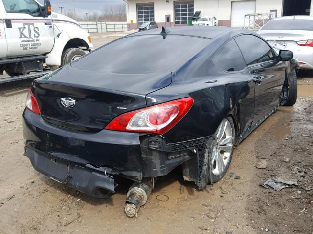 KMHHT6KD5BU046489 - 2011 HYUNDAI GENESIS CO BLACK photo 4