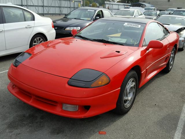 JB3XD64B8MY023326 - 1991 DODGE STEALTH R/ RED photo 2