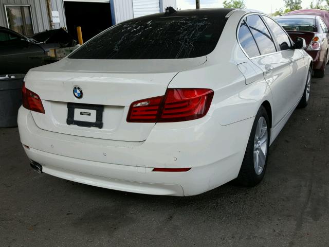 WBAFR1C55BC749727 - 2011 BMW 528 I WHITE photo 4