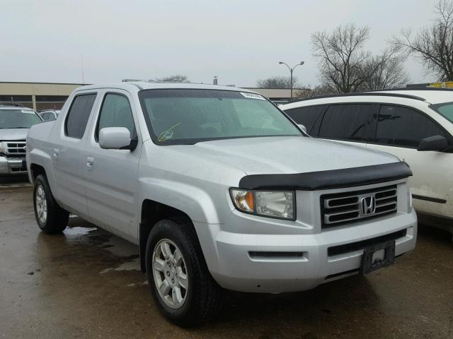 2HJYK16586H530514 - 2006 HONDA RIDGELINE SILVER photo 1