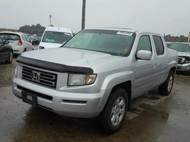 2HJYK16586H530514 - 2006 HONDA RIDGELINE SILVER photo 2