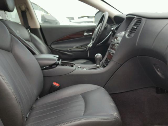 JN1AJ0HR9AM755276 - 2010 INFINITI EX35 BASE BLUE photo 5