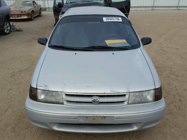 JT2EL43T0P0357336 - 1993 TOYOTA TERCEL DX SILVER photo 9