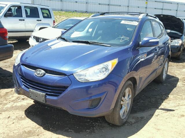 KM8JUCAC9CU451603 - 2012 HYUNDAI TUCSON GLS BLUE photo 2