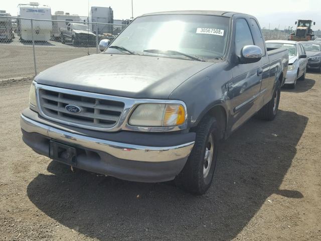 1FTRX17W22NA51685 - 2002 FORD F150 GRAY photo 2